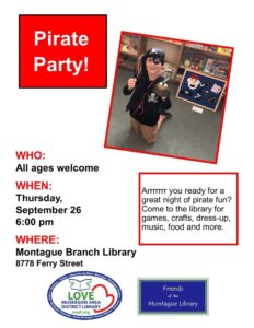 Pirate Party 2019 Montague