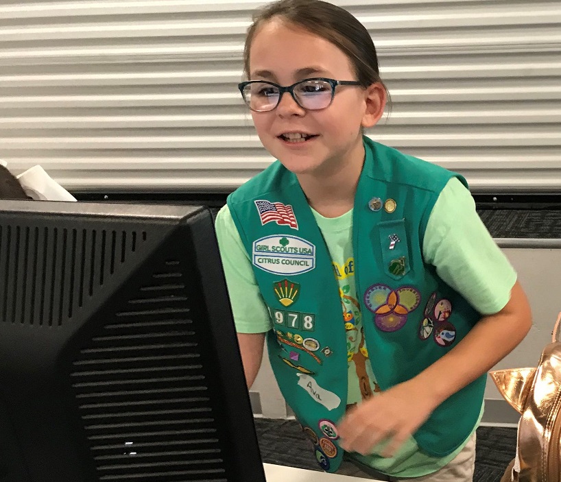 girl scout virtual learning Michigan