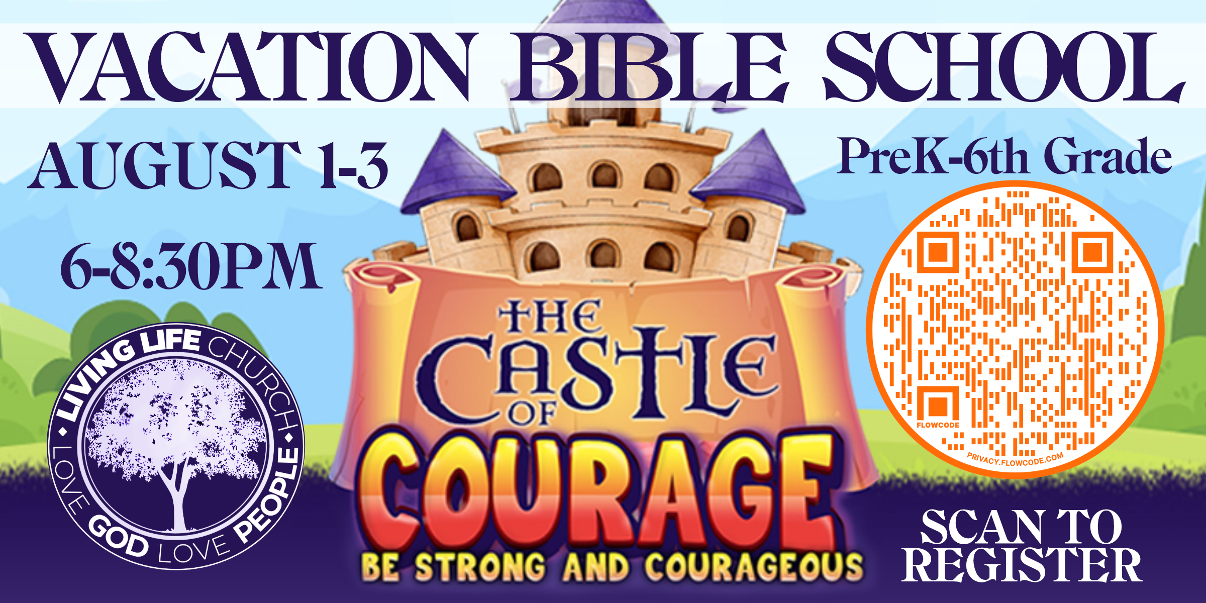 Living life church Castle of Courage VBS MI Lakeshore Kids